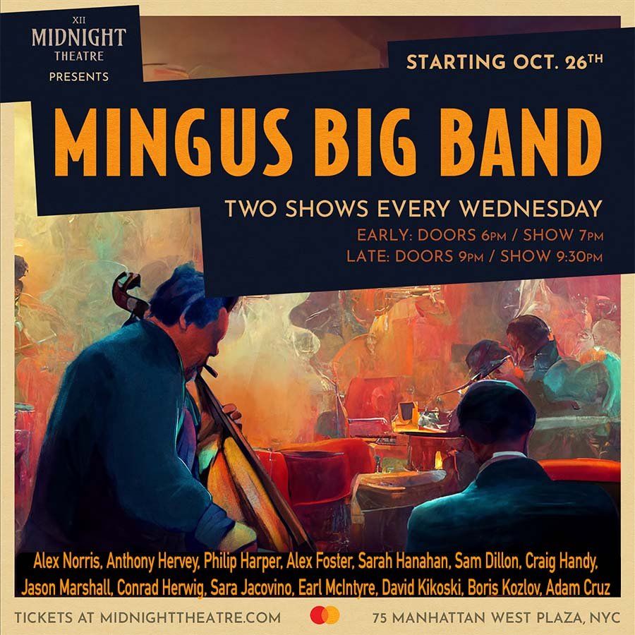 Mingus Big Band at Birdland Jazz Club, 27 January | Event in New York | AllEvents