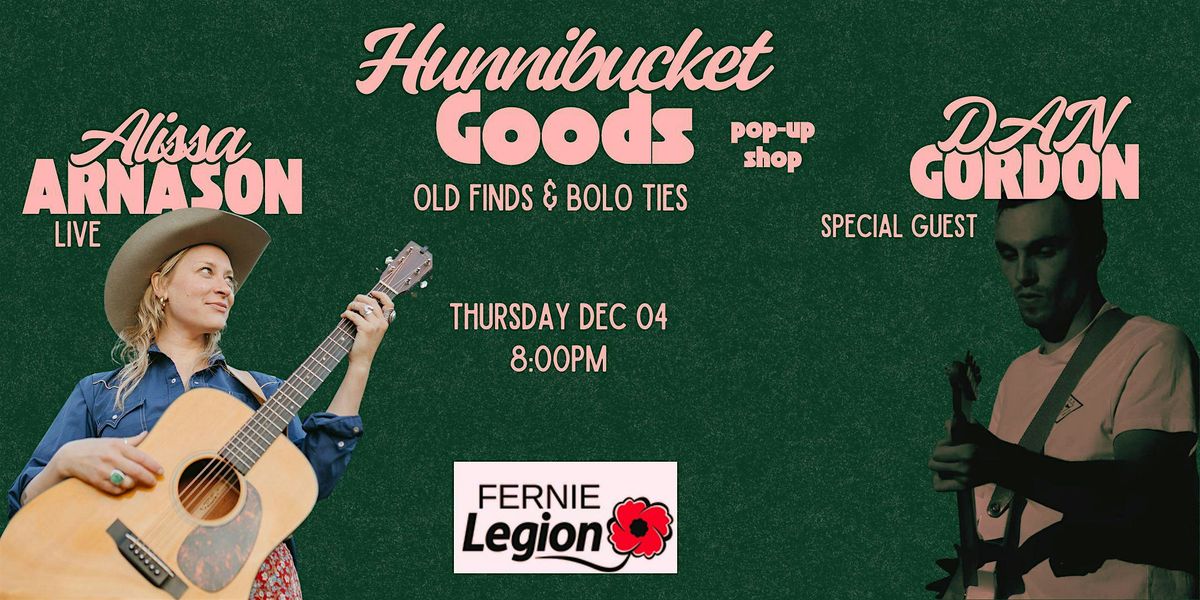 Alissa Aranason with special guest Dan Gordon, 4 December | Event in Fernie | AllEvents