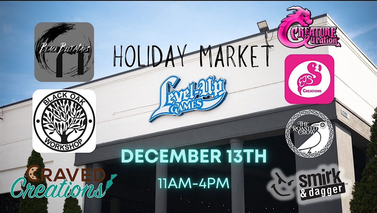 Level Up Games Holiday Market - DULUTH, 13 December | Event in Duluth | AllEvents