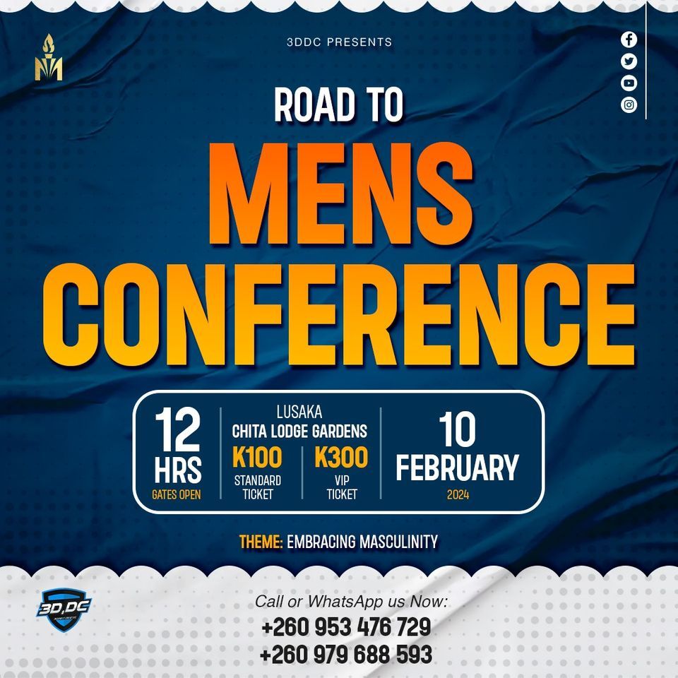 Road to Mens Conference 2023, Chita Gardens, Kitwe, February 10 2024