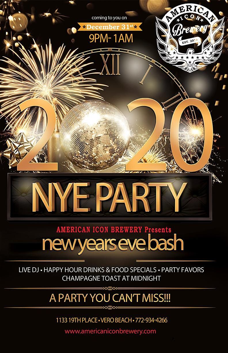 Collection brides bridal augustine florida location st AMERICAN ICON BREWERY New Years Eve Party | Vero Beach