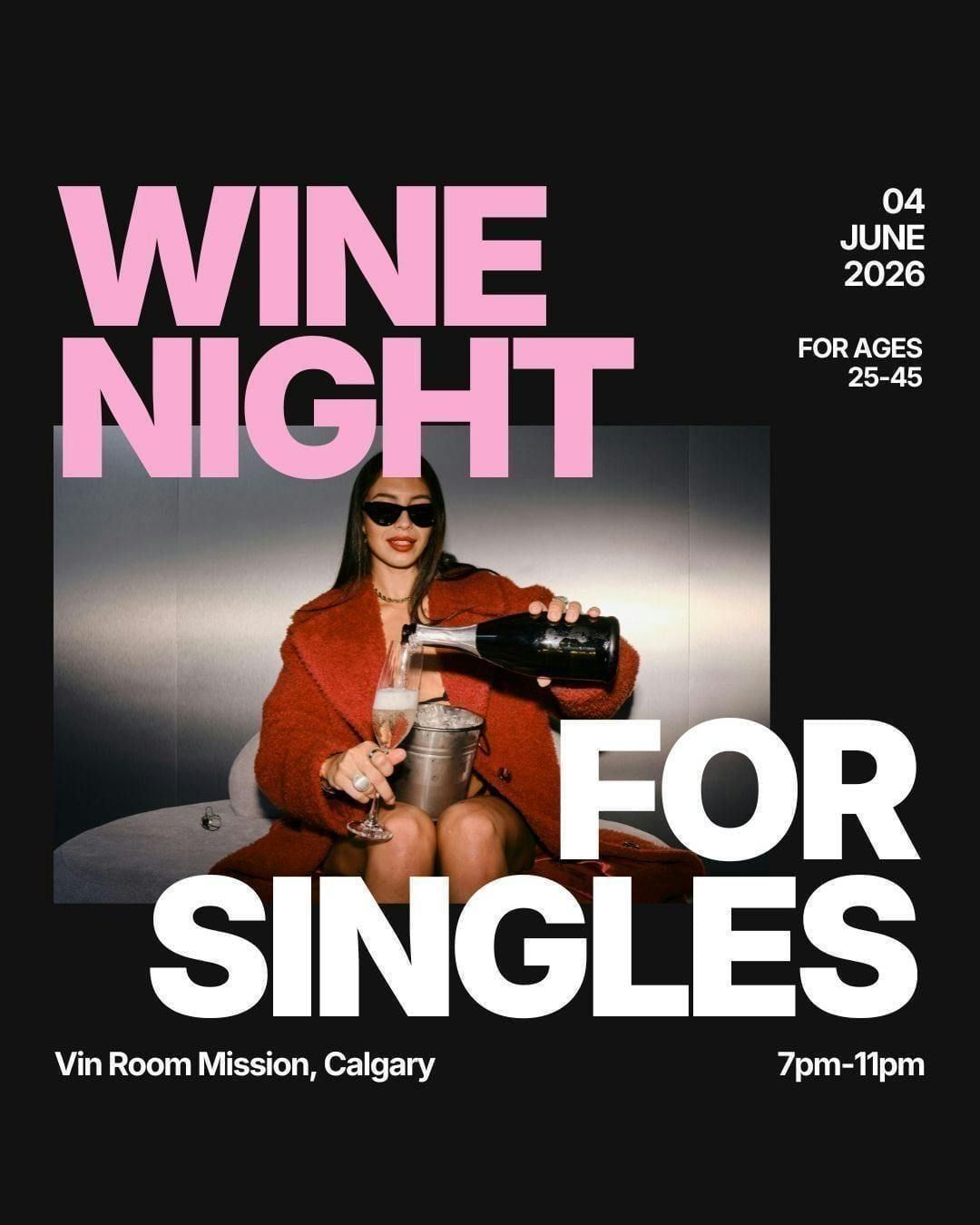 Thursday | Vin Room Mission SINGLES WINE NIGHT 🍷 (AGE 25 - 45) | Calgary