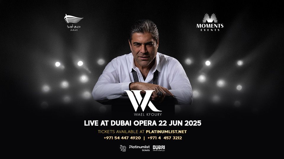 Wael Kfoury in Dubai, 22 June | Event in Dubai | AllEvents