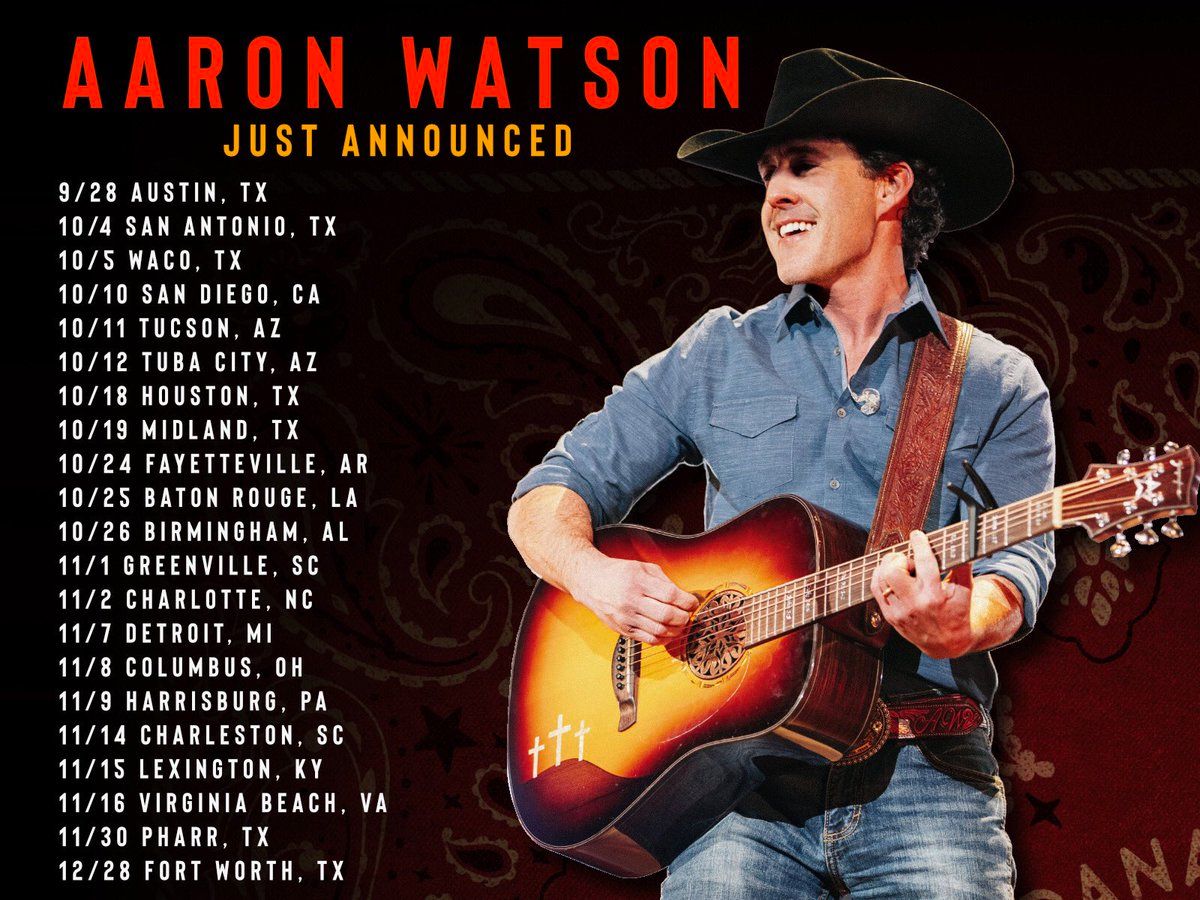 Aaron Watson (Concert), The Tailgate, Midland AllEvents.in