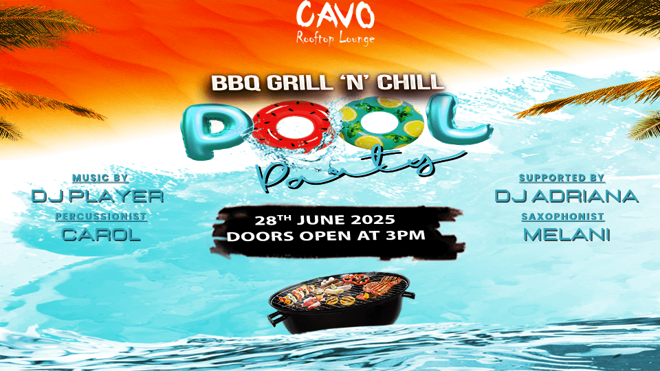 BBQ Pool Party at Cavo Rooftop Bahrain, 28 June | Event in Manama | AllEvents