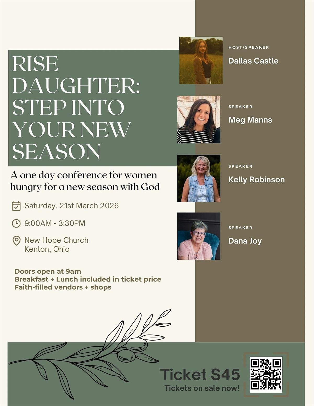 Womens Conference - Rise Daughter: Step Into Your New Season