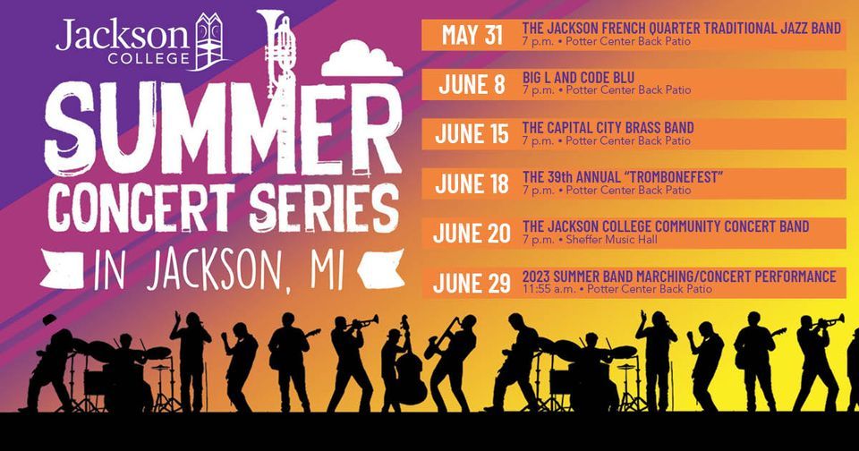 Jackson French Quarter Traditional Jazz Band Summer Concert Series, Potter Center at Jackson