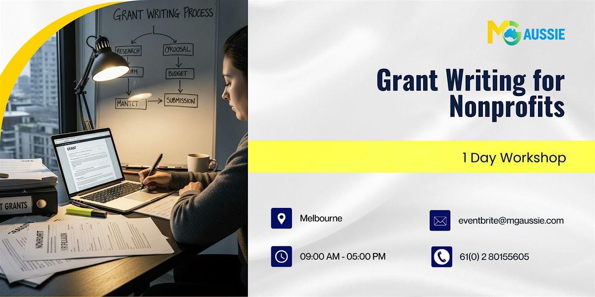 Grant Writing for Nonprofits: 1 Day Workshop in Melbourne | Event in Melbourne | AllEvents