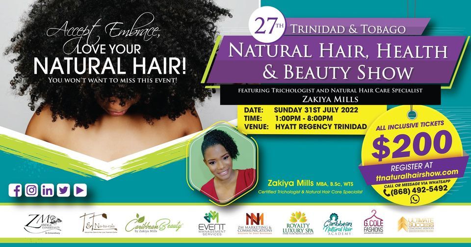 27th Natural Hair, Health and Beauty Show, Hyatt Regency Trinidad, Port