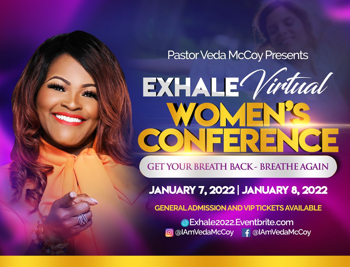 Exhale Virtual Womens Conference 2022 January 7 To January 8 Online Event Allevents In Mccoy Schedule Of Events 2022