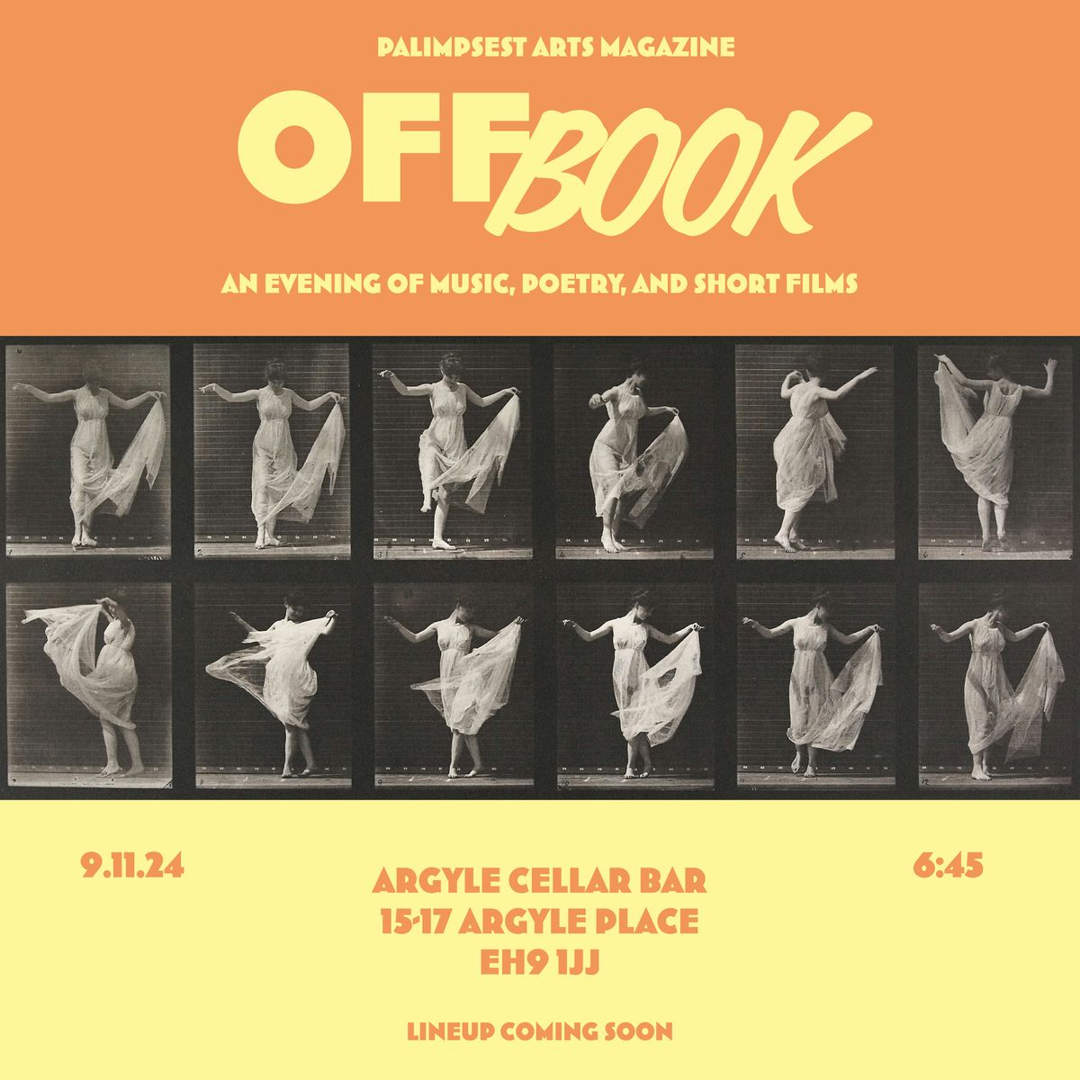 OFF BOOK at Argyle (again), 24 November | Event in Edinburgh | AllEvents