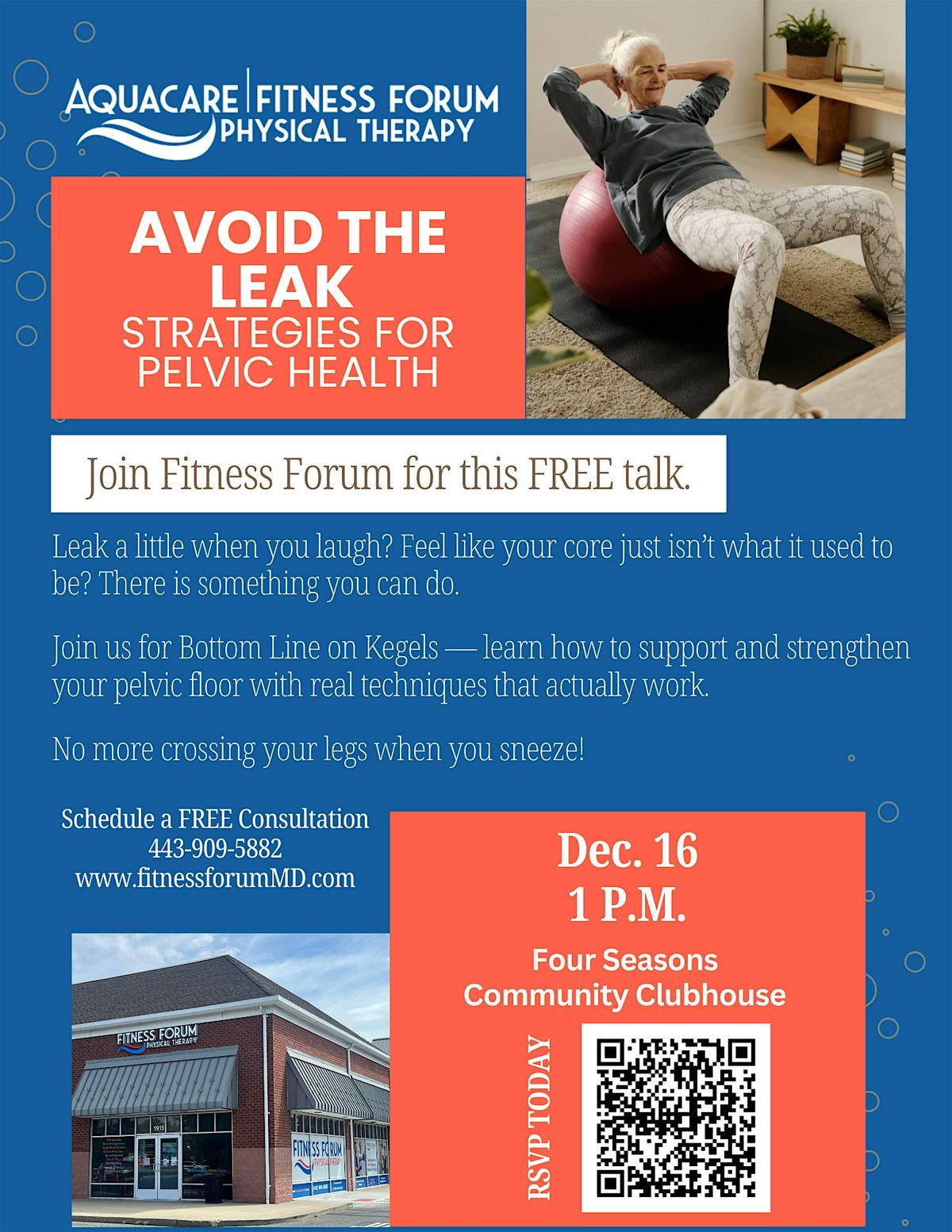 Avoid the Leak: Strategies for Pelvic Health, 16 December | Event in Chester | AllEvents