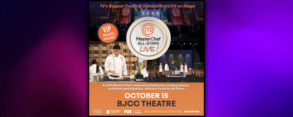 MasterChef All-Stars Live!, 19 September | Event in Morristown | AllEvents