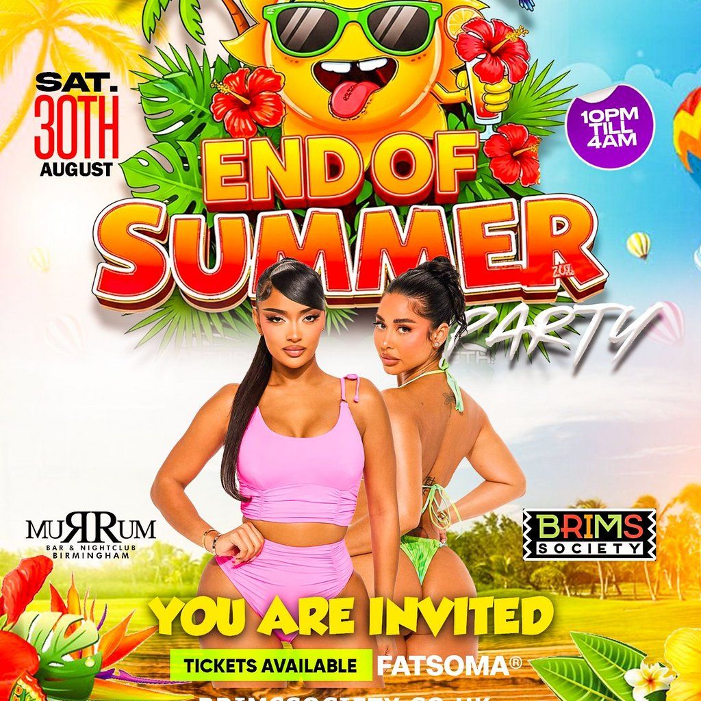 The biggest end of summer party | Event in Birmingham | AllEvents