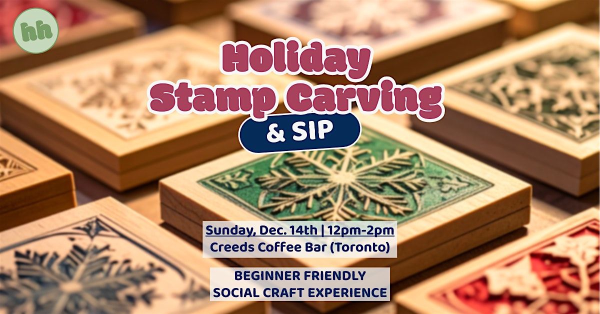 Stamp Carving Workshop, 14 December | Event in Toronto | AllEvents