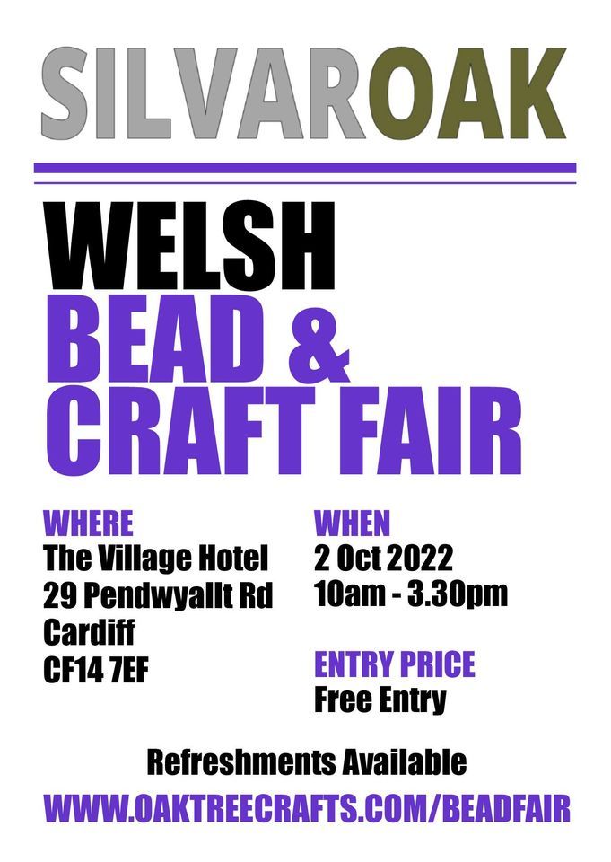 Welsh Bead & Craft Supplies Fair, The Village Hotel Cardiff, October 2