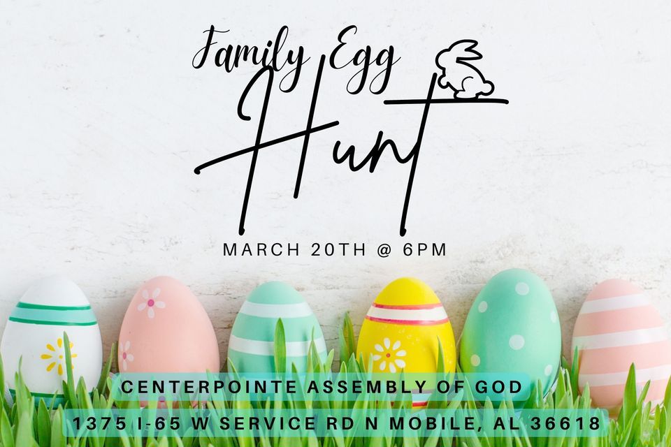Family Egg Hunt at CenterPointe Assembly, 1375 W I65 Service Rd N