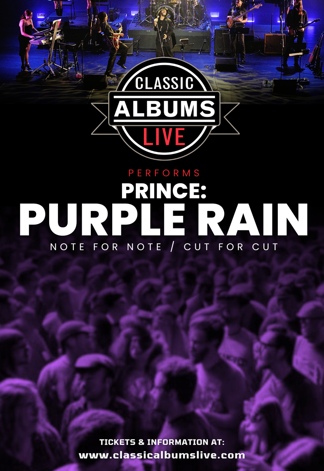 Classic Albums Live: Prince - Purple Rain at Ridgefield Playhouse, 23 July | Event in Ridgefield | AllEvents
