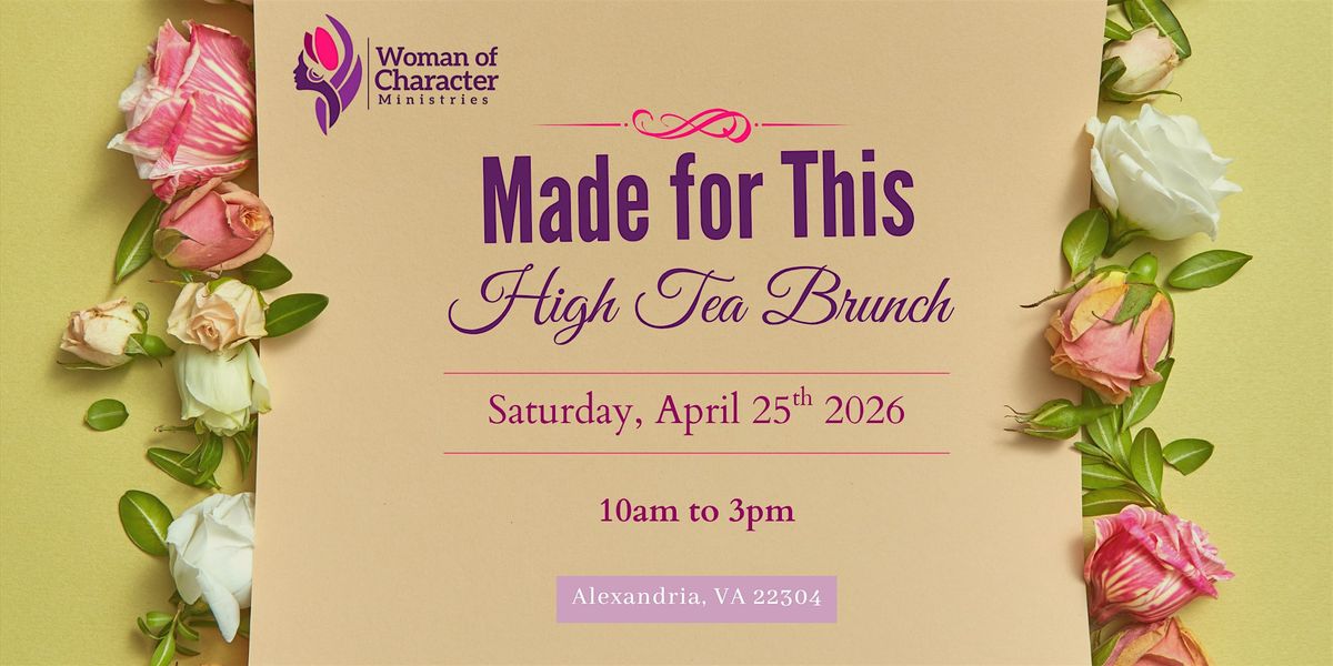 Made for This, 25 April | Event in Alexandria | AllEvents