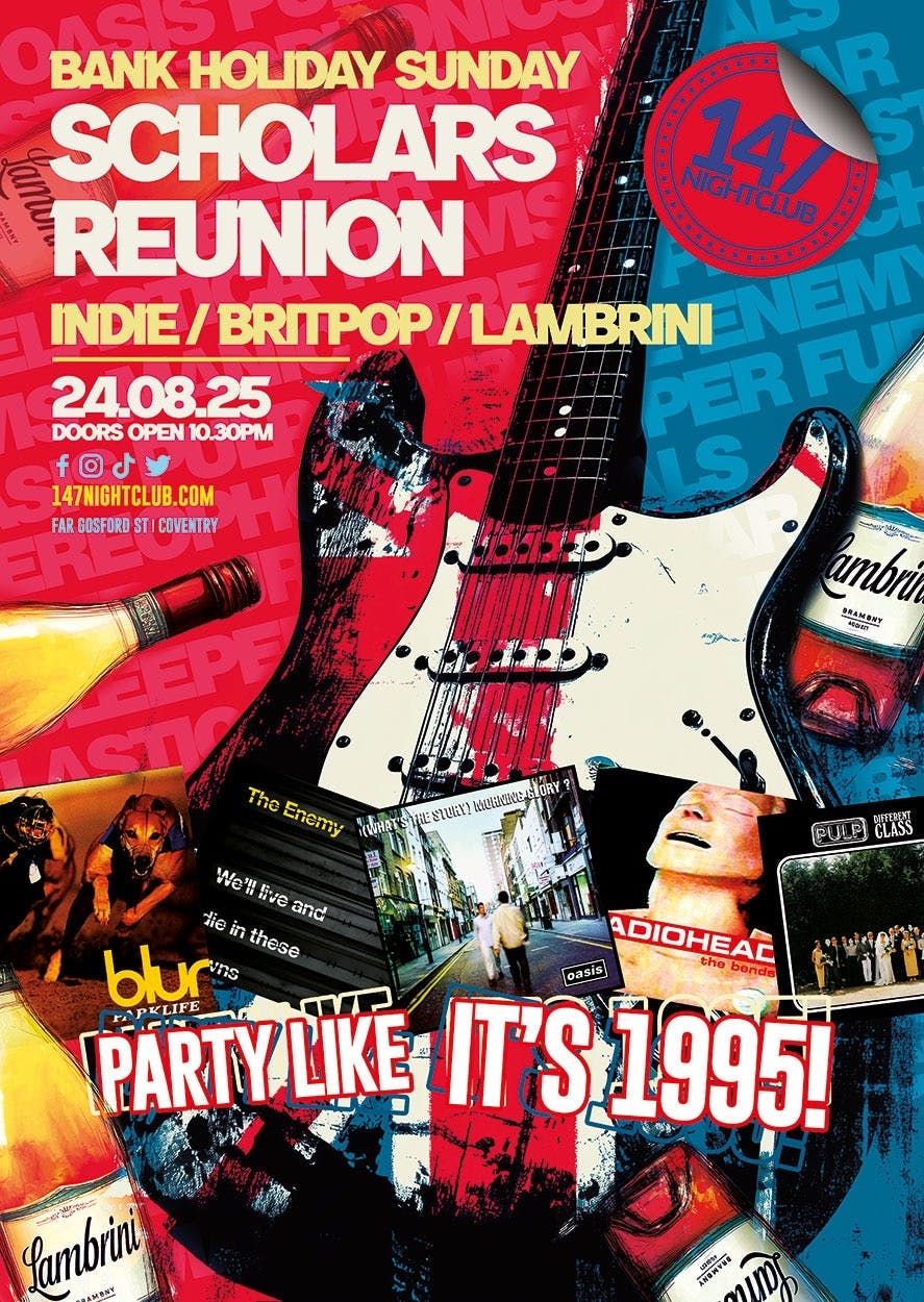 The Scholars Reunion, 24 August | Event in Coventry | AllEvents
