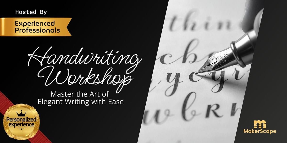 Handwriting Workshop, 3 August | Event in Hyderabad | AllEvents