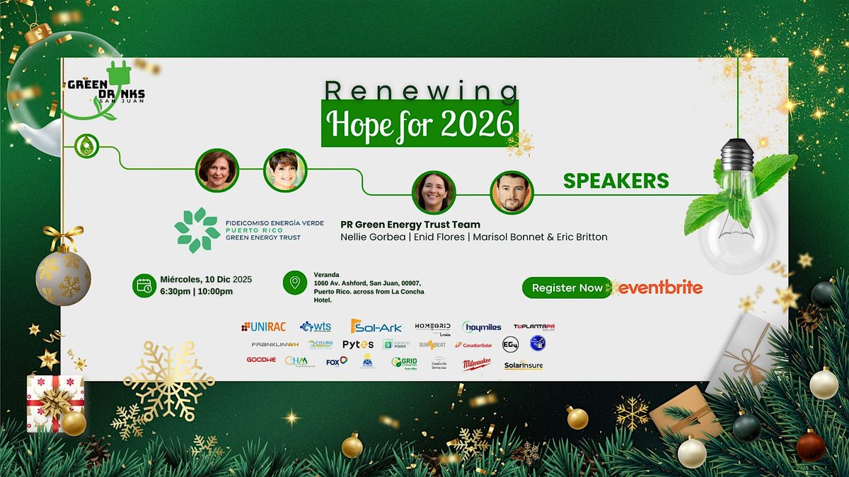 Renewing hope for 2026, 10 December | Event in San Juan | AllEvents