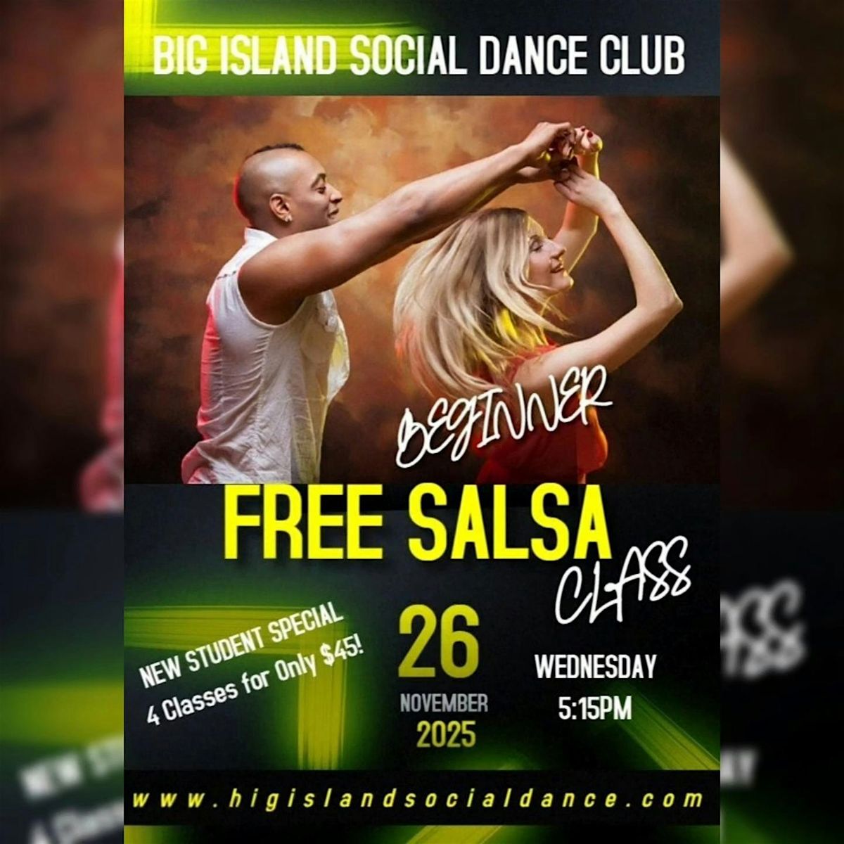 FREE Beginner Salsa Dance Class | Event in Kailua-Kona | AllEvents