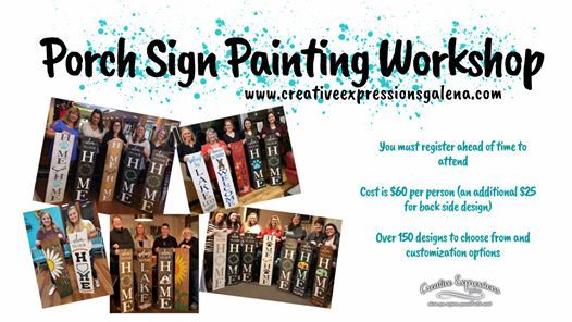 Richmond Il Porch Sign Class At Int House Of Wine And Cheese