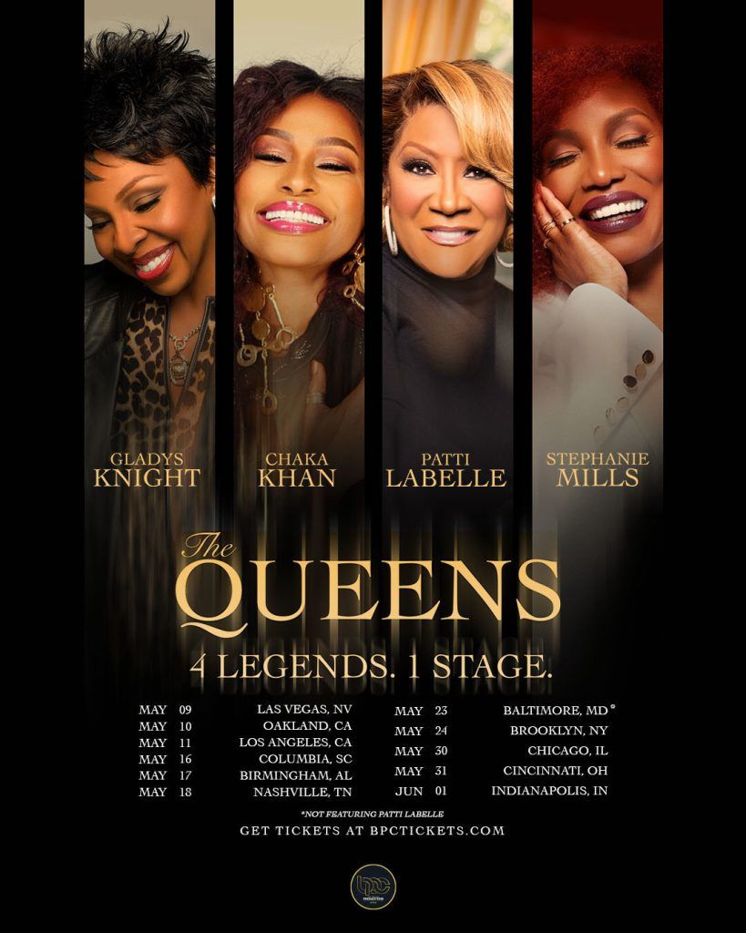 The Queens: 4 Legends  1 Stage - Gladys Knight  Patti LaBelle  Chaka Khan & Stephanie Mills, 24 September