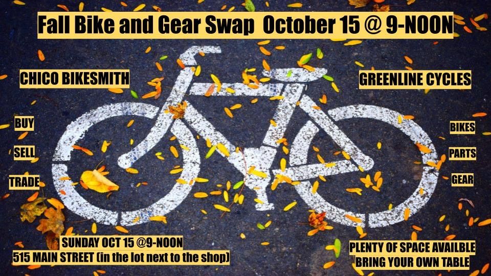 Bike & Gear Swap, Greenline Cycles Chico, October 15 2023 AllEvents.in
