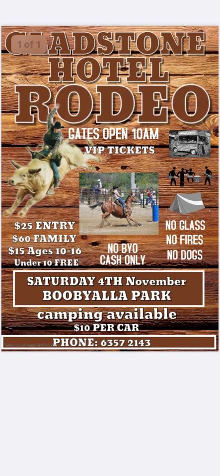 Gladstone hotel rodeo 2023, Gladstone Hotel, Coffs Harbour, 4 November ...