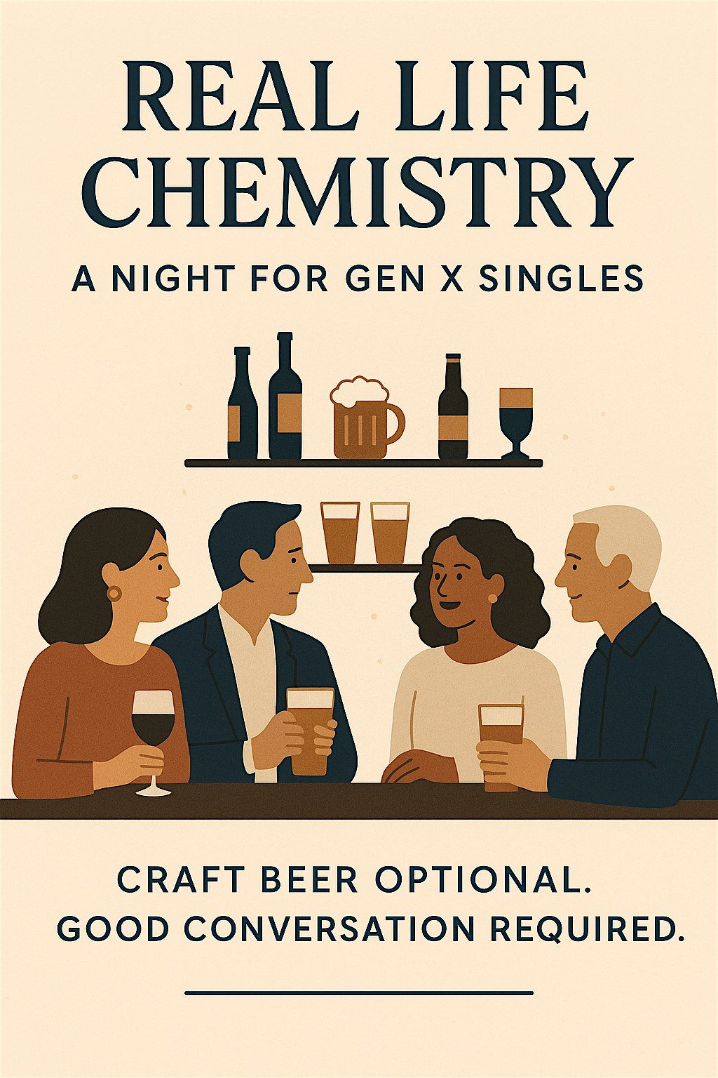 Real Life Chemistry: A Night for Park Slope Gen X Singles, 14 January | Event in Brooklyn | AllEvents