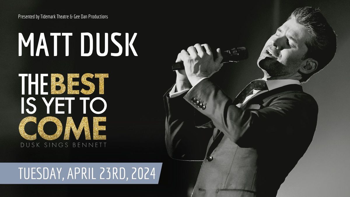 Matt Dusk - Tribute To Tony Bennett, 25 January | Event in Atlantic City | AllEvents