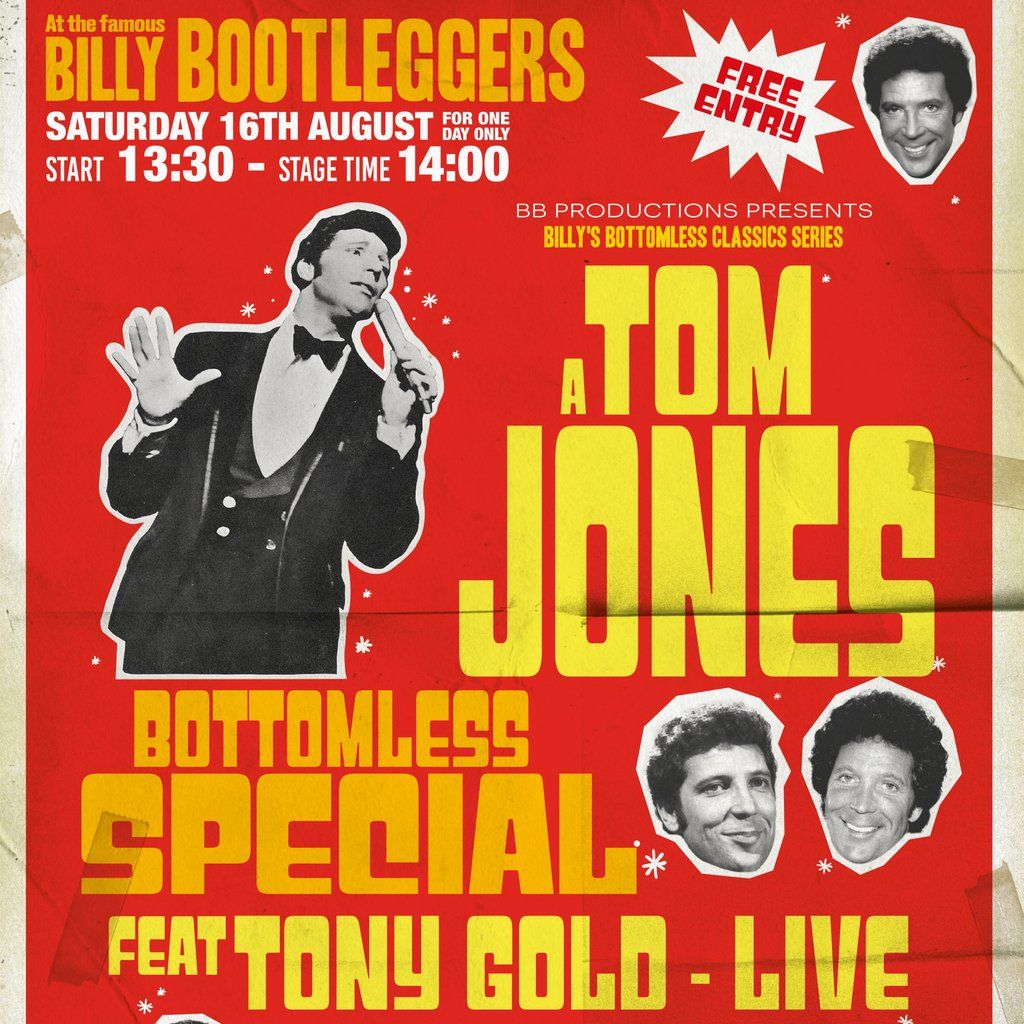 A Tom Jones Bottomless Special - LIVE | Event in Nottingham | AllEvents