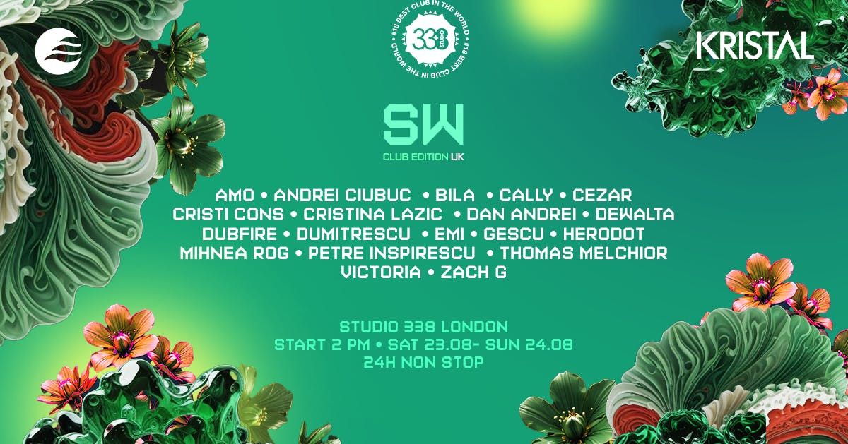 SUNWAVES CLUB EDITION UK - 24HR TAKEOVER, 23 August | Event in Barking | AllEvents