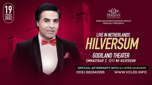 Omid Soltani Emmastraat 2 1211 Ng Hilversum Nederland December 25 2021 Allevents In Persian Concert Christmas 2021