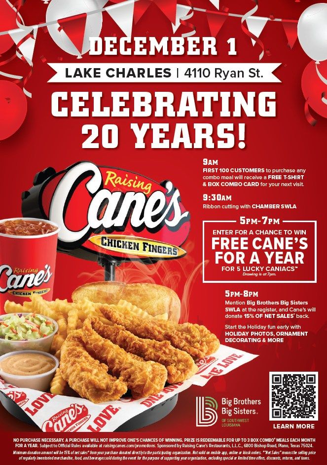 Raising Canes Celebrating 20 Years!, Raising Cane's 016 (4110 Ryan