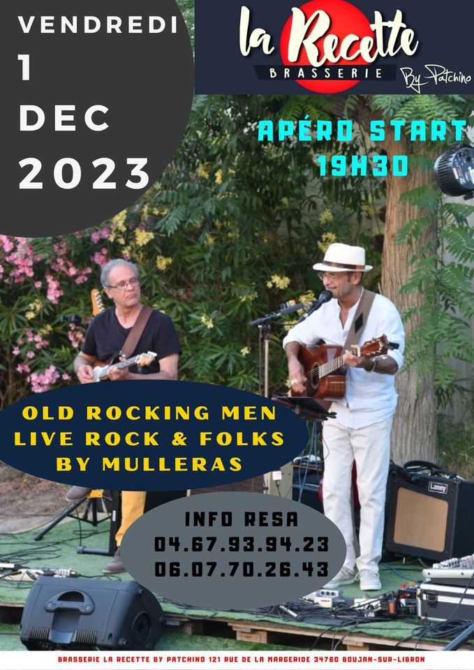 CONCERT ROCK AND FOLKS BY MULLERAS , La Recette by Patchino ...