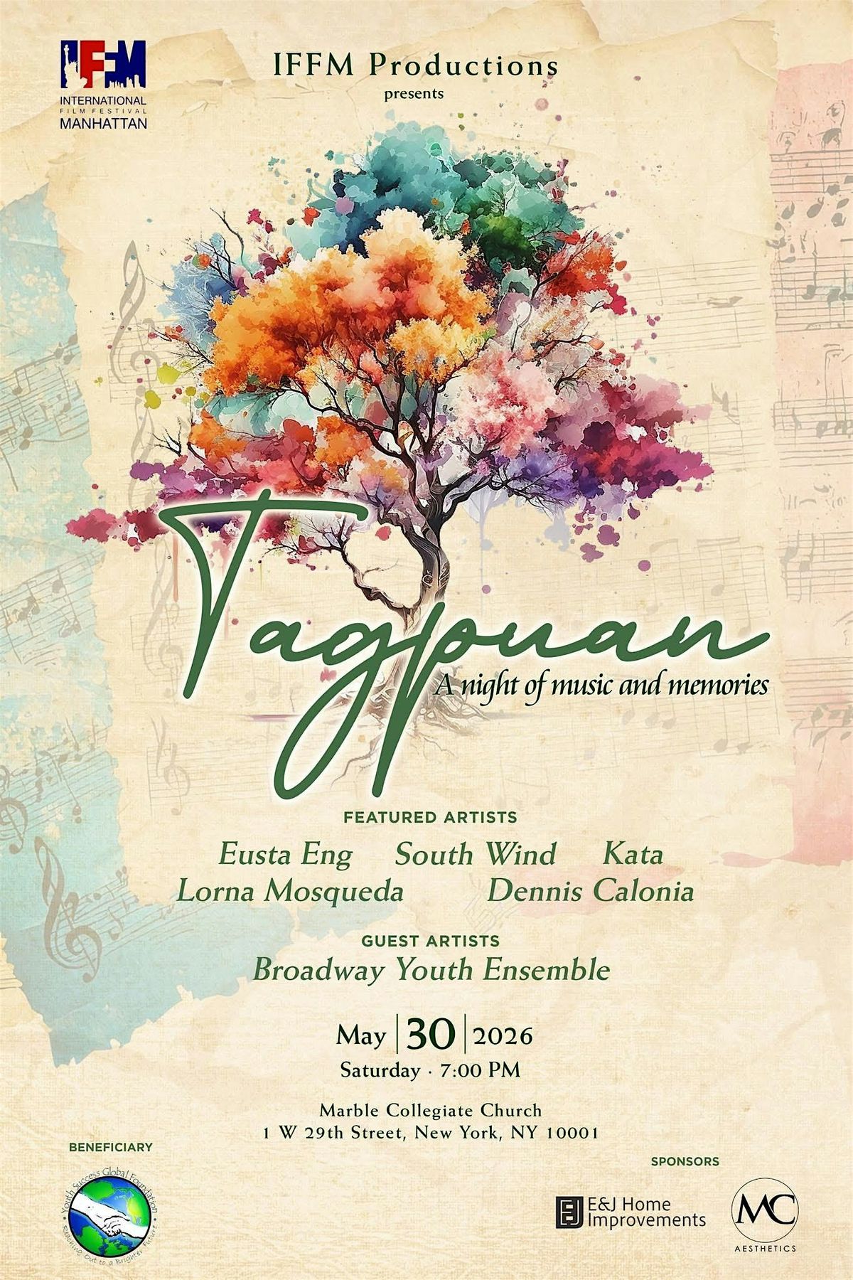 “Tagpuan” Mother’s Day Concert — Marble Collegiate Church