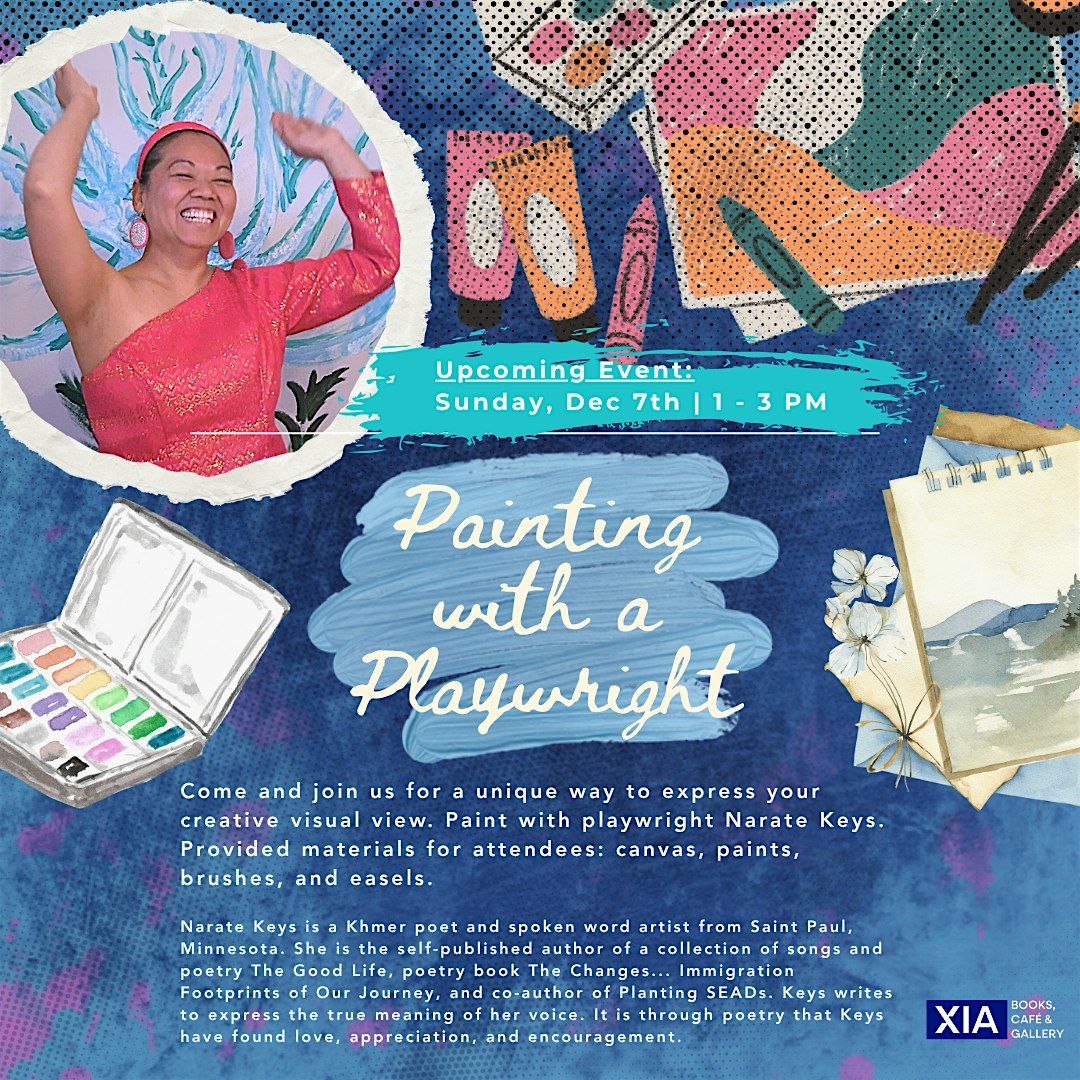 Painting with a Playwright, 7 December | Event in Saint Paul | AllEvents