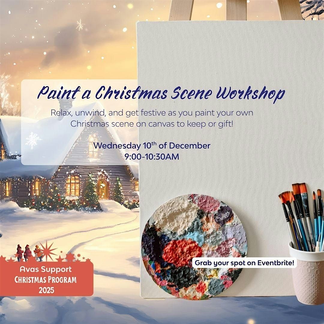 NDIS Group Art Workshop: Paint a Christmas Scene, 10 December | Event in Sadliers Crossing | AllEvents