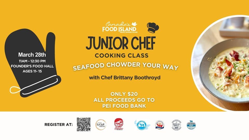 Chowder Class Junior Chef Cooking Class- Seafood Chowder w/Chef Brittany Boothroyd ...