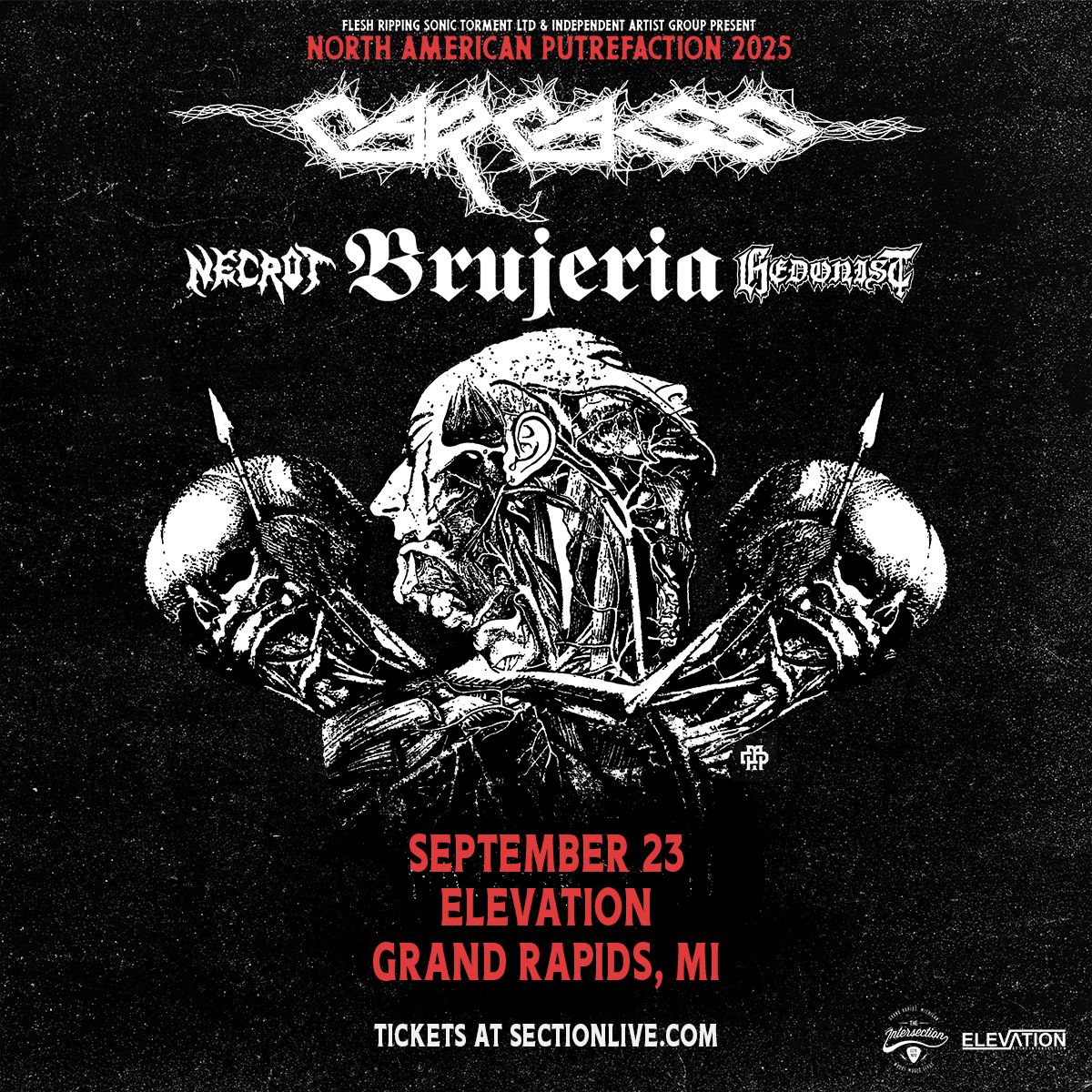Carcass, 29 September | Event in Las Vegas | AllEvents
