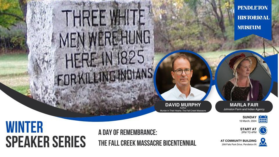 Winter Speaker Series Day of Remembrance The Fall Creek Massacre