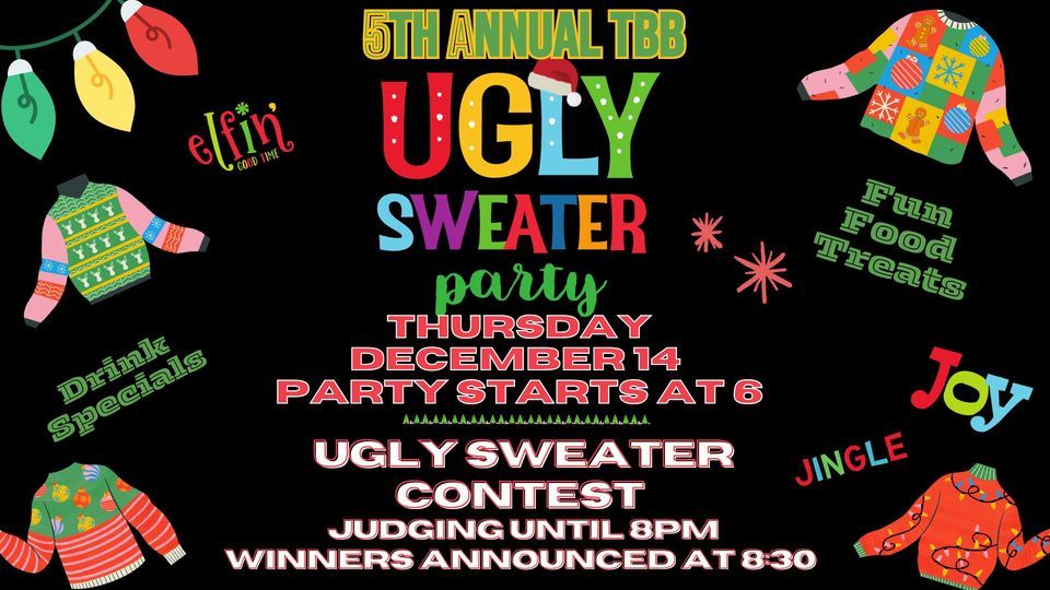 5th Annual Ugly Christmas Sweater Party at the bier boutique, 465 7th