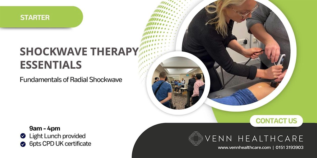 SHOCKWAVE THERAPY ESSENTIALS (RPW), 7 February | Event in Worcester Park | AllEvents