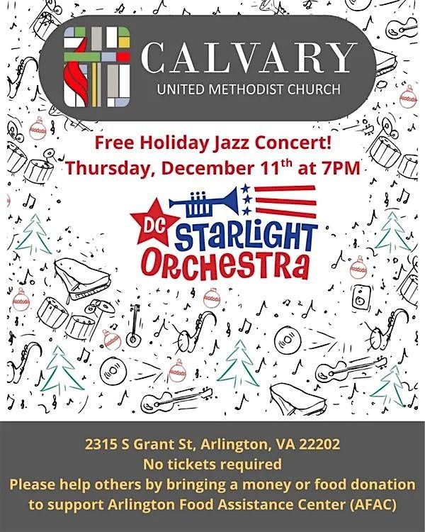 DC Starlight Orchestra Plays Holiday Classics!, 11 December | Event in Arlington | AllEvents