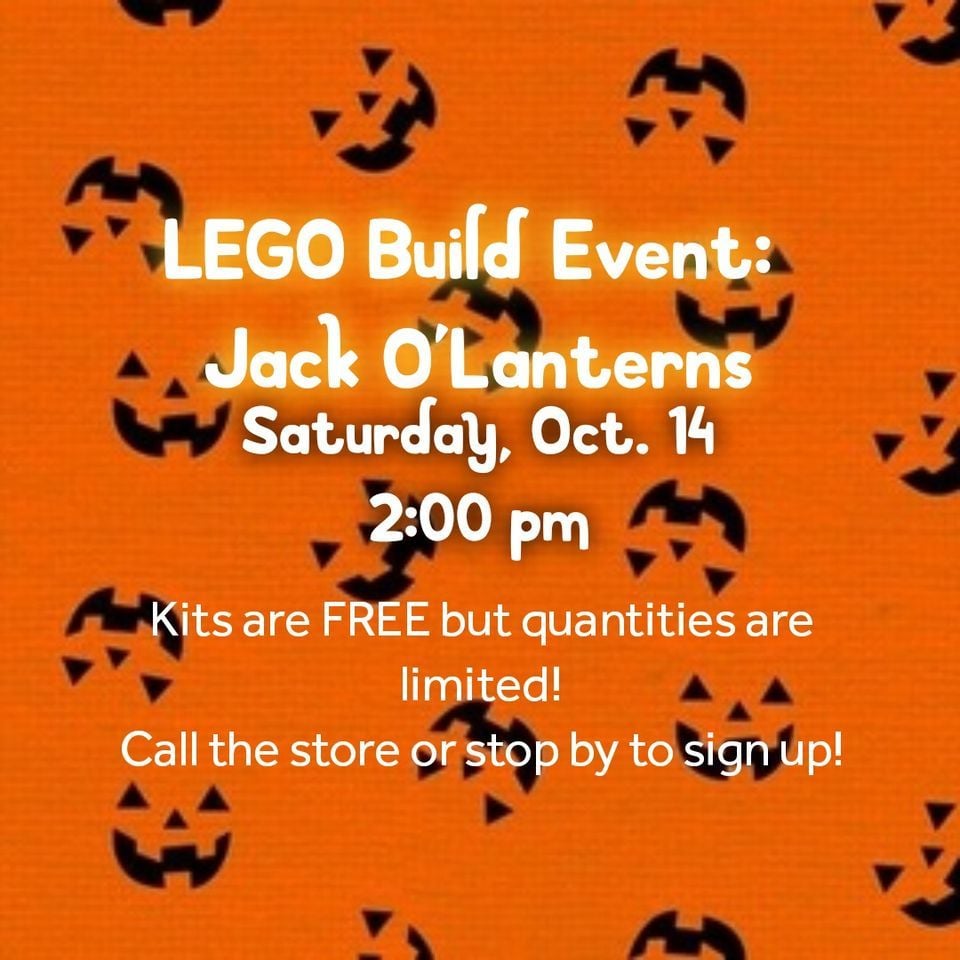 LEGO Build Event Jack OLanterns!, Barnes & Noble (Akron, OH), Norton