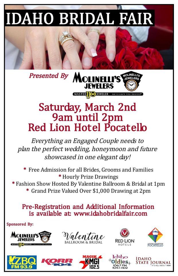 Idaho Bridal Fair 2024, Red Lion Hotel Pocatello, 2 March 2024