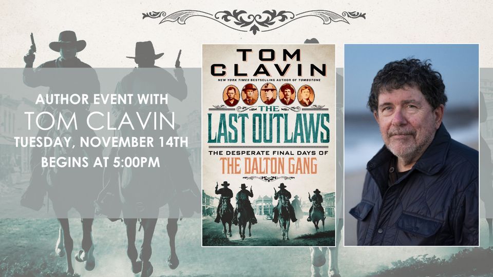 Tom Clavin Event, Lemuria Bookstore, 14 November 2023 | AllEvents.in
